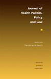 JOURNAL OF HEALTH POLITICS POLICY AND LAW封面